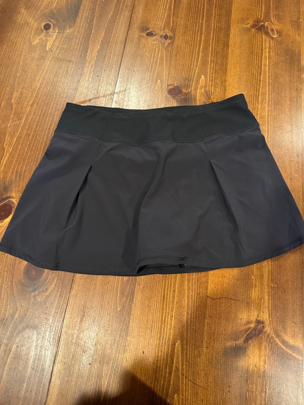Lucy Black Athletic Skort with Built-In Shorts